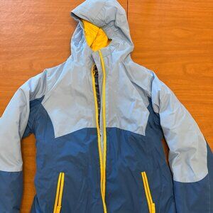 Land's End kids squall parka coat Kids L (14) with removable fleece lining